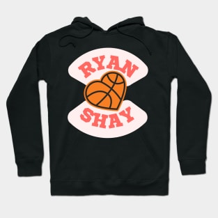 Ryan Shay Basketball Heart - The Right Move Hoodie